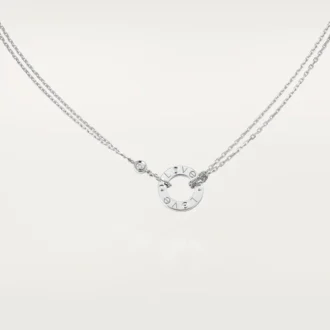 Love halskæde, 2 diamanter – hvidguld, diamanter – Cartier Love halskæde, 2 diamanter – hvidguld, diamanter – Cartier