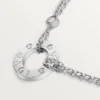 Love halskæde, 2 diamanter – hvidguld, diamanter – Cartier Love halskæde, 2 diamanter – hvidguld, diamanter – Cartier