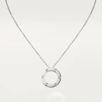 Love halskæde, 3 diamanter – hvidguld, diamanter – Cartier Love halskæde, 3 diamanter – hvidguld, diamanter – Cartier