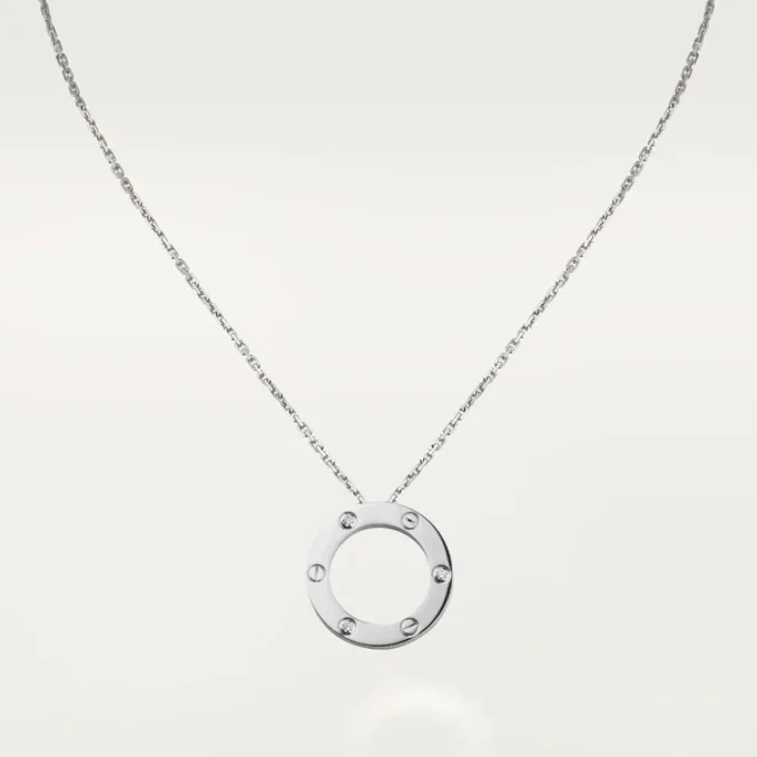 Love halskæde, 3 diamanter – hvidguld, diamanter – Cartier Love halskæde, 3 diamanter – hvidguld, diamanter – Cartier