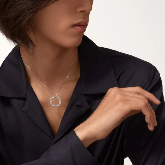Love halskæde, 3 diamanter – hvidguld, diamanter – Cartier Love halskæde, 3 diamanter – hvidguld, diamanter – Cartier