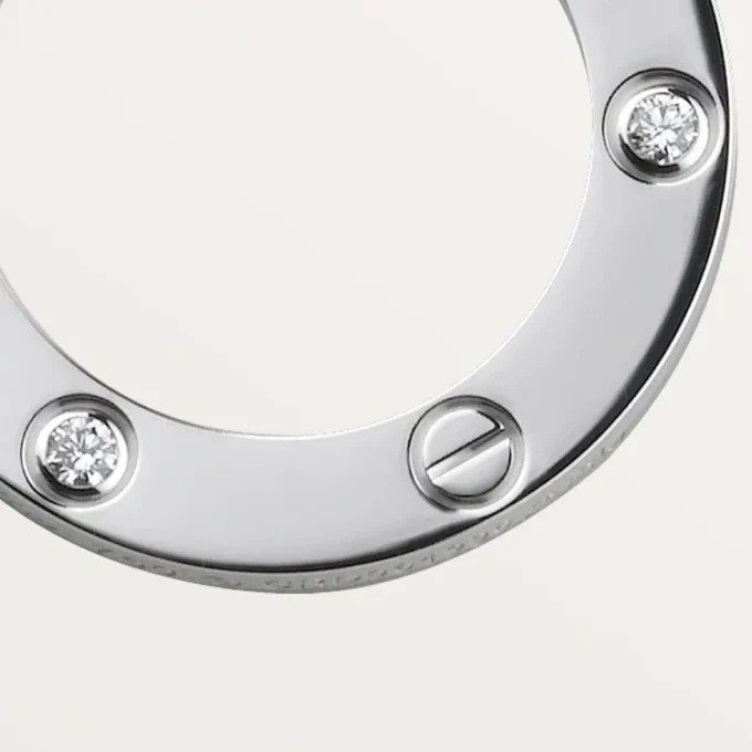 Love halskæde, 3 diamanter – hvidguld, diamanter – Cartier Love halskæde, 3 diamanter – hvidguld, diamanter – Cartier