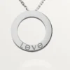 Love halskæde, 3 diamanter – hvidguld, diamanter – Cartier Love halskæde, 3 diamanter – hvidguld, diamanter – Cartier