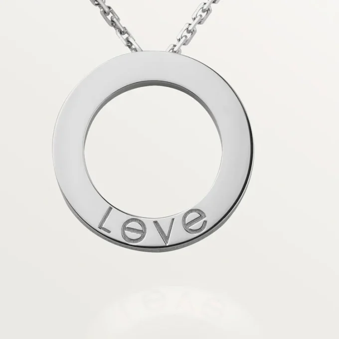 Love halskæde, 3 diamanter – hvidguld, diamanter – Cartier Love halskæde, 3 diamanter – hvidguld, diamanter – Cartier