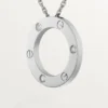 Love halskæde, 3 diamanter – hvidguld, diamanter – Cartier Love halskæde, 3 diamanter – hvidguld, diamanter – Cartier