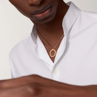 Love halskæde, 3 diamanter – rosaguld, diamanter – Cartier Love halskæde, 3 diamanter – rosaguld, diamanter – Cartier