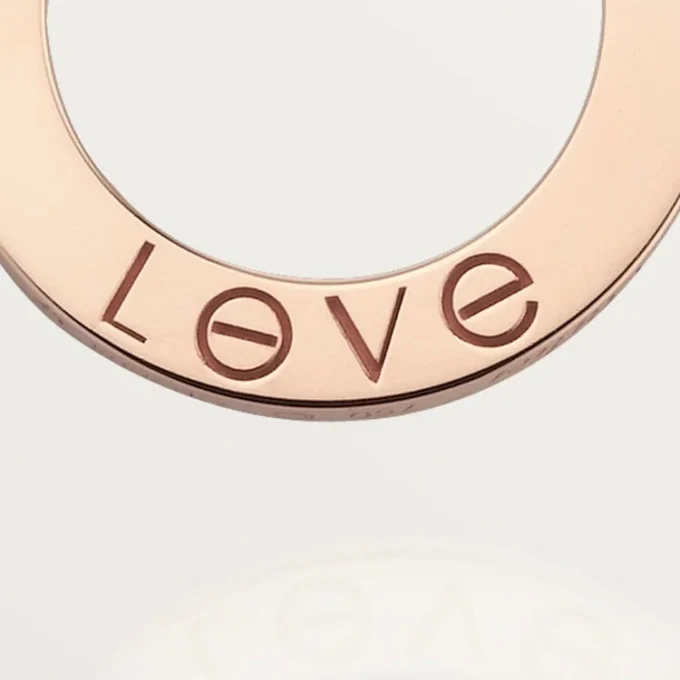 Love halskæde, 3 diamanter – rosaguld, diamanter – Cartier Love halskæde, 3 diamanter – rosaguld, diamanter – Cartier