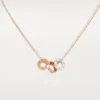 Love halskæde, 6 diamanter – rosaguld, hvidguld, diamanter – Cartier Love halskæde, 6 diamanter – rosaguld, hvidguld, diamanter – Cartier