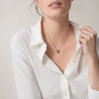 Love halskæde, 6 diamanter – rosaguld, hvidguld, diamanter – Cartier Love halskæde, 6 diamanter – rosaguld, hvidguld, diamanter – Cartier