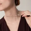 Love halskæde, 6 diamanter – rosaguld, hvidguld, diamanter – Cartier Love halskæde, 6 diamanter – rosaguld, hvidguld, diamanter – Cartier