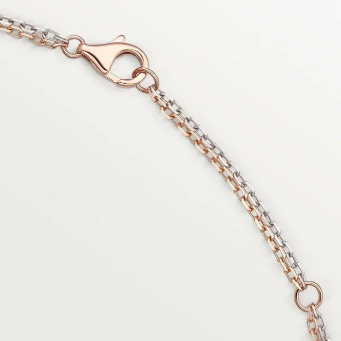 Love halskæde, 6 diamanter – rosaguld, hvidguld, diamanter – Cartier Love halskæde, 6 diamanter – rosaguld, hvidguld, diamanter – Cartier
