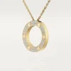 Love halskæde, diamantbelagt – gult guld, diamanter – Cartier Love halskæde, diamantbelagt – gult guld, diamanter – Cartier