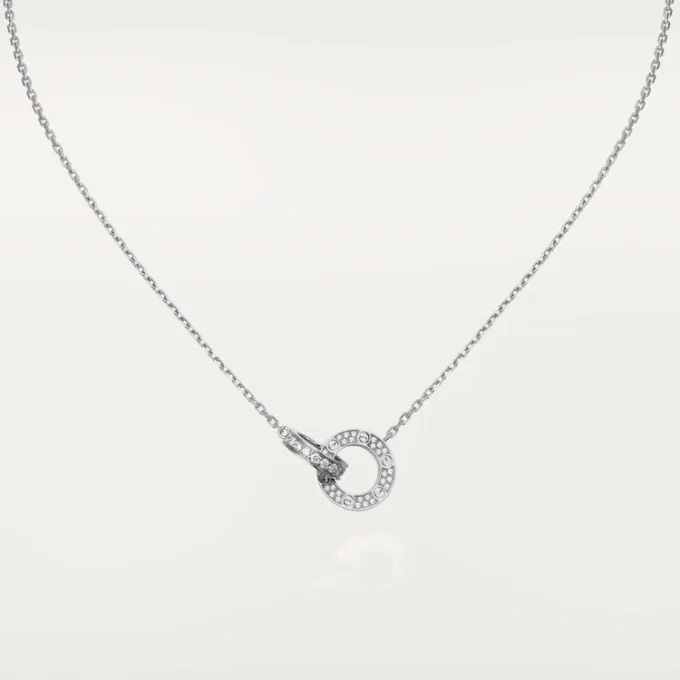 Love halskæde, diamantbelagt – hvidguld, diamanter – Cartier Love halskæde, diamantbelagt – hvidguld, diamanter – Cartier