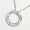 Love halskæde, diamantbelagt – hvidguld, diamanter – Cartier Love halskæde, diamantbelagt – hvidguld, diamanter – Cartier