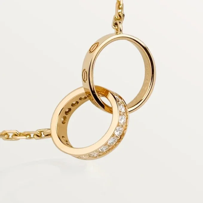 Love halskæde, diamanter – gult guld, diamanter – Cartier Love halskæde, diamanter – gult guld, diamanter – Cartier