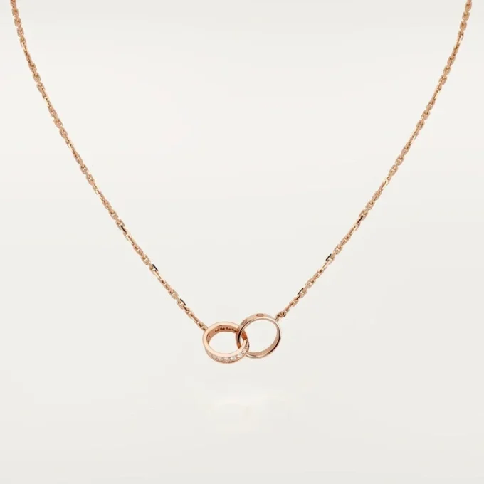 Love halskæde, diamanter – rosaguld, diamanter – Cartier Love halskæde, diamanter – rosaguld, diamanter – Cartier