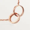 Love halskæde, diamanter – rosaguld, diamanter – Cartier Love halskæde, diamanter – rosaguld, diamanter – Cartier