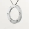 Love halskæde – hvidguld – Cartier Love halskæde – hvidguld – Cartier