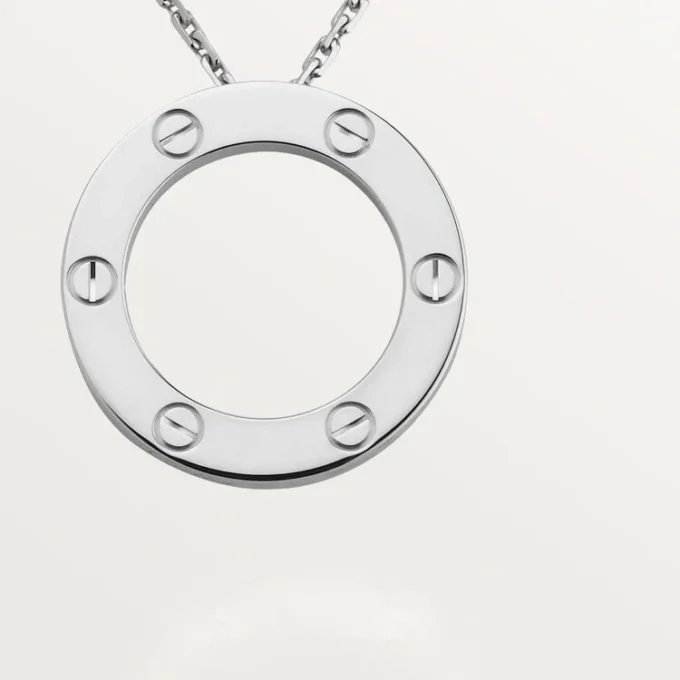Love halskæde – hvidguld – Cartier Love halskæde – hvidguld – Cartier
