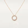 Love-halskæde – rosa guld, diamanter – Cartier Love-halskæde – rosa guld, diamanter – Cartier