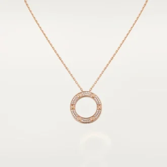 Love-halskæde – rosa guld, diamanter – Cartier Love-halskæde – rosa guld, diamanter – Cartier