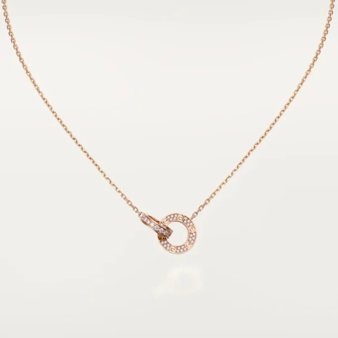 Love halskæde – rosaguld, diamanter – Cartier Love halskæde – rosaguld, diamanter – Cartier
