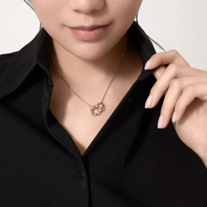 Love halskæde – rosaguld, diamanter – Cartier Love halskæde – rosaguld, diamanter – Cartier