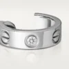 Love øreringe, 2 diamanter – hvidguld, diamanter – Cartier Love øreringe, 2 diamanter – hvidguld, diamanter – Cartier