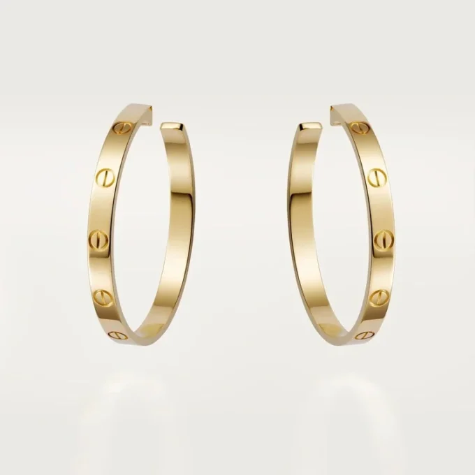 Love øreringe – gult guld – Cartier Love øreringe – gult guld – Cartier