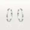 Love øreringe – hvidguld – Cartier Love øreringe – hvidguld – Cartier