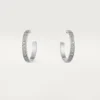 Love øreringe – hvidguld, diamant – Cartier Love øreringe – hvidguld, diamant – Cartier