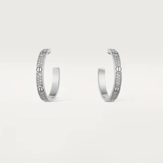 Love øreringe – hvidguld, diamant – Cartier