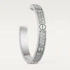 Love øreringe – hvidguld, diamant – Cartier Love øreringe – hvidguld, diamant – Cartier
