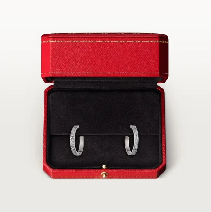 Love øreringe – hvidguld, diamant – Cartier Love øreringe – hvidguld, diamant – Cartier