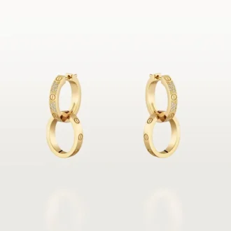 Love øreringe, Multiwear, halvpavé Love øreringe, Multiwear, halvpavé