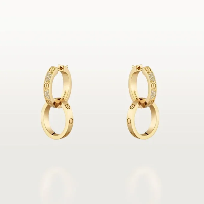 Love øreringe, Multiwear, halvpavé Love øreringe, Multiwear, halvpavé