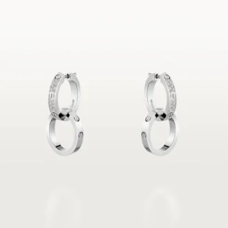 Love øreringe, Multiwear, halvpavé Love øreringe, Multiwear, halvpavé