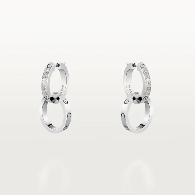 Love øreringe, Multiwear, halvpavé Love øreringe, Multiwear, halvpavé