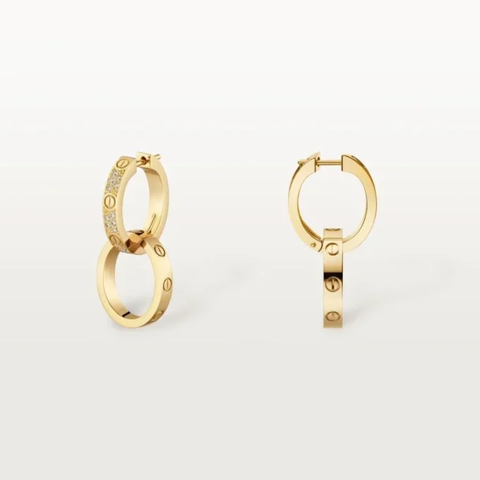 Love øreringe, Multiwear, halvpavé Love øreringe, Multiwear, halvpavé