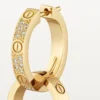 Love øreringe, Multiwear, halvpavé Love øreringe, Multiwear, halvpavé