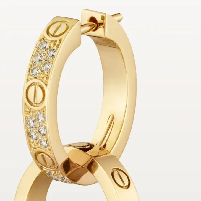 Love øreringe, Multiwear, halvpavé Love øreringe, Multiwear, halvpavé