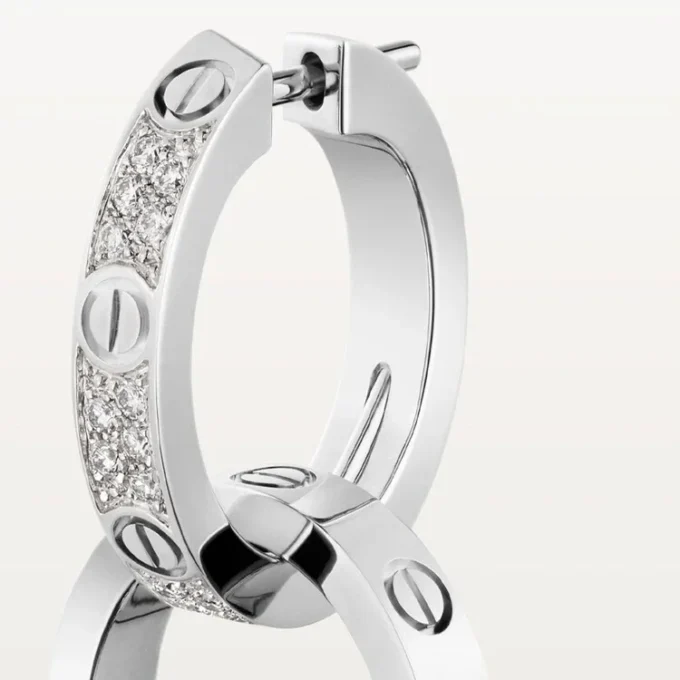 Love øreringe, Multiwear, halvpavé Love øreringe, Multiwear, halvpavé