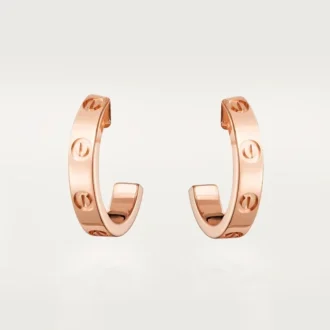 Love øreringe – rosa guld – Cartier Love øreringe – rosa guld – Cartier