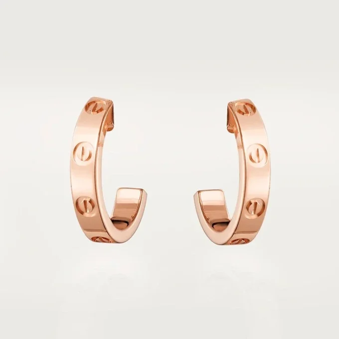 Love øreringe – rosa guld – Cartier Love øreringe – rosa guld – Cartier