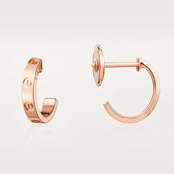 Love øreringe – rosa guld – Cartier Love øreringe – rosa guld – Cartier
