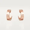 Love øreringe – rosa guld, diamanter – Cartier Love øreringe – rosa guld, diamanter – Cartier