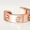 Love øreringe – rosa guld, diamanter – Cartier Love øreringe – rosa guld, diamanter – Cartier