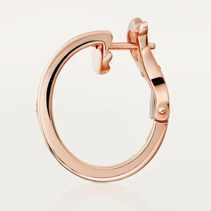 Love øreringe – rosa guld, diamanter – Cartier Love øreringe – rosa guld, diamanter – Cartier