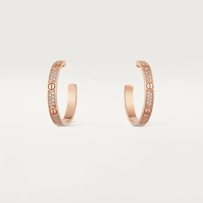 Love øreringe – Rosaguld, diamant – Cartier Love øreringe – Rosaguld, diamant – Cartier