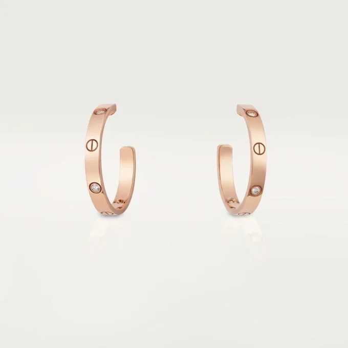 Love øreringe – Rosaguld, diamant – Cartier Love øreringe – Rosaguld, diamant – Cartier